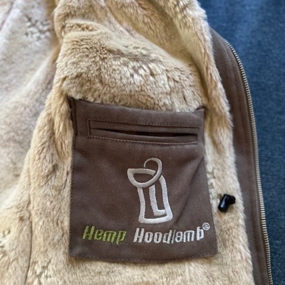 Small Hemp Hoodlamb parka - Picture 3 of 5